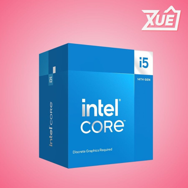 BỘ VI XỬ LÝ INTEL CORE I5-14400F (UP TO 4.7GHZ, 10 NHÂN 16 LUỒNG, 20MB CACHE, 65W) - SOCKET INTEL LGA 1700/RAPTOR LAKE