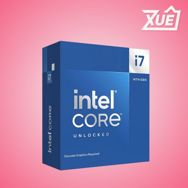 BỘ VI XỬ LÝ INTEL CORE I7-14700 (UP TO 5.4GHZ, 20 NHÂN 28 LUỒNG, 33MB CACHE, 65W) - SOCKET INTEL LGA 1700/RAPTOR LAKE