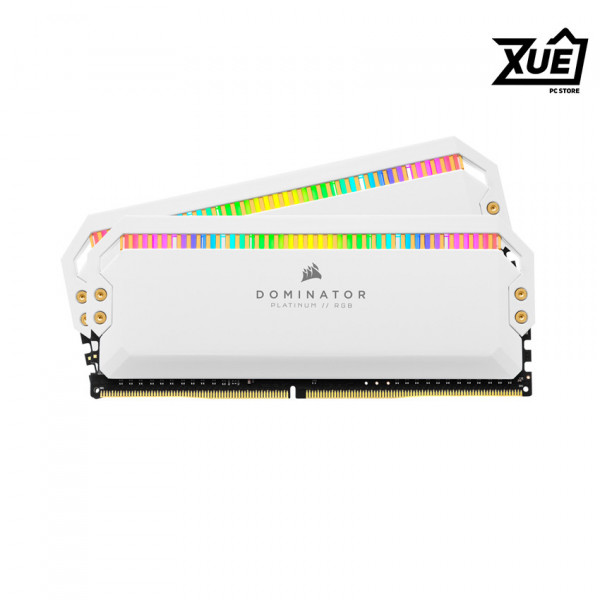 BỘ NHỚ TRONG CORSAIR DOMINATOR PLATINUM WHITE RGB (CMT32GX4M2E3200C16W) 32GB (2X16G) DDR4 3200MHZ