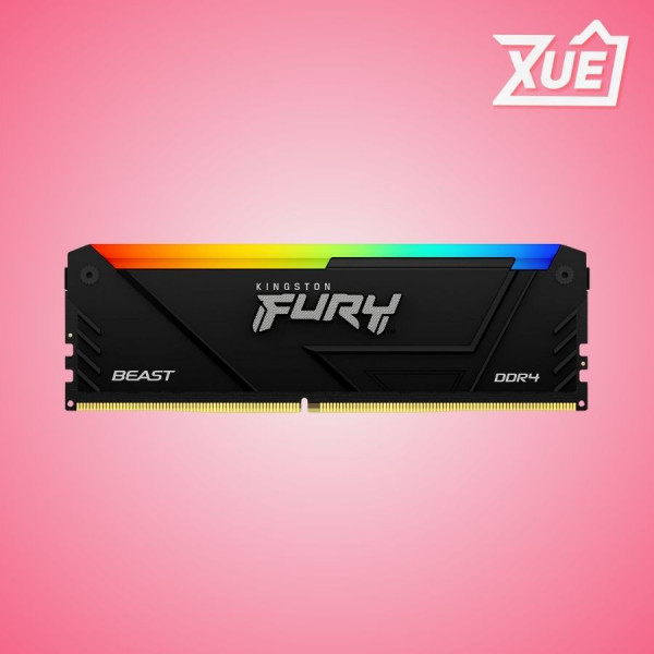 BỘ NHỚ TRONG KINGSTON FURY BEAST RGB (KF436C18BB2A/16) 16GB (1X16GB) DDR4 3600MHZ