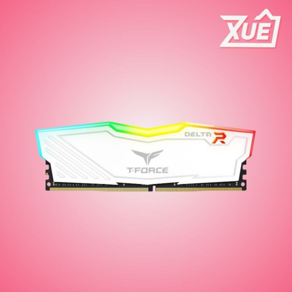 BỘ NHỚ TRONG TEAMGROUP DELTA RGB (TF4D416G3200HC16F01) 16GB (1X16GB) DDR4 3200MHZ (WHITE)