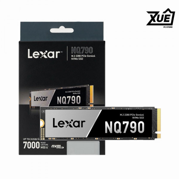 Ổ CỨNG SSD LEXAR NQ790 2TB M.2 2280 PCIE 4X4 (ĐỌC 700MB/S - GHI 6000MB/S) - (LNQ790X002T-RNNNG)