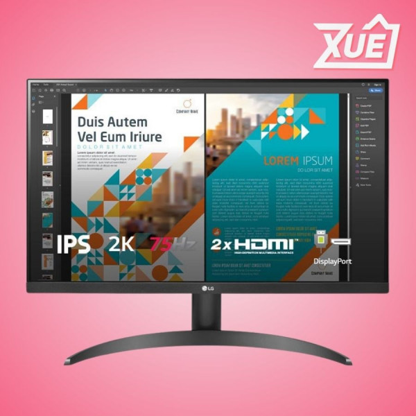 MÀN HÌNH LG 24QP500-B (23.8 INCH/QHD/IPS/75HZ/5MS)