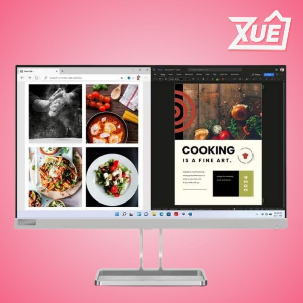 MÀN HÌNH LENOVO L24I-40 (23.8 INCH/FHD/IPS/100HZ/4MS/LOA) (67A8KAC3VN)