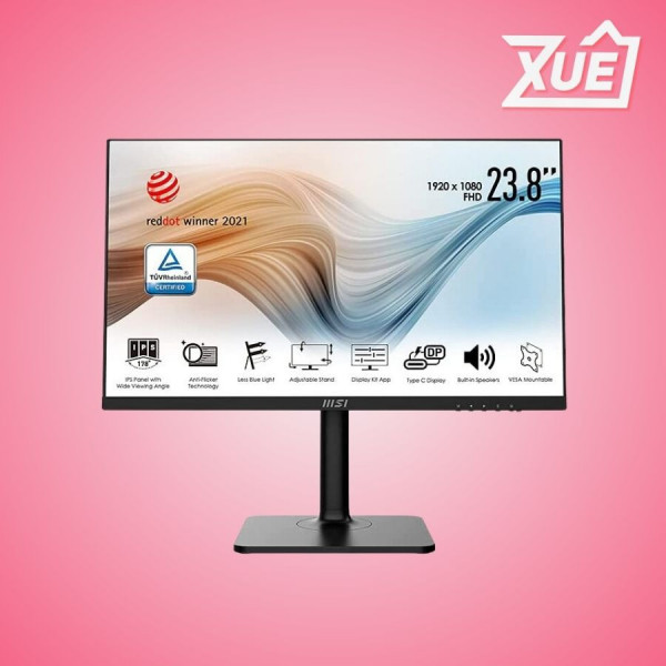 MÀN HÌNH MSI MD241P (23.8 INCH/FHD/IPS/75HZ/5MS/250NITS/HDMI+USBC/LOA/ĐEN)