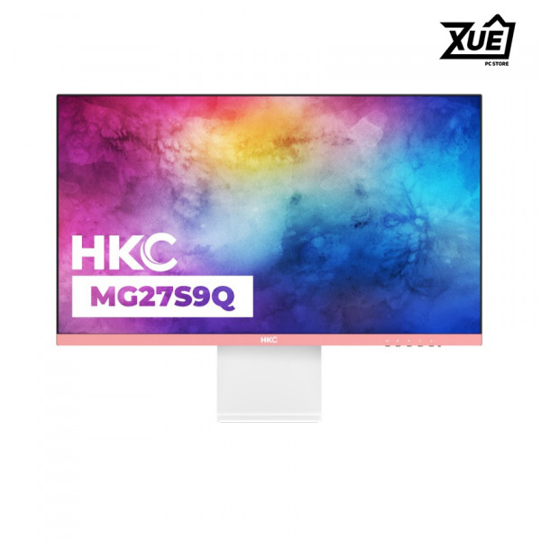 MÀN HÌNH HKC MG27S9Q PINK (27 INCH/QHD/IPS/144HZ/1MS/300 NITS/HDMI+DP/HỒNG)