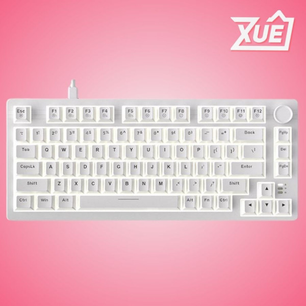 BÀN PHÍM CƠ DAREU EK75 FULL WHITE _FIREFLY SWITCH