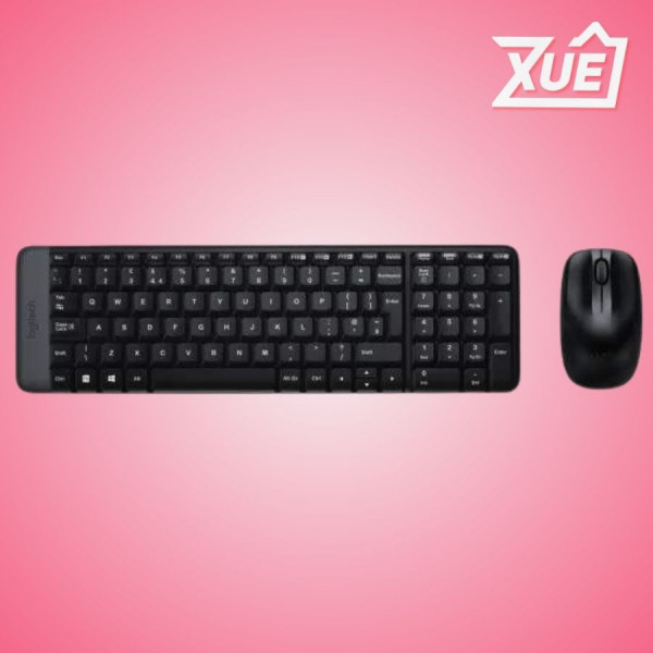 BỘ BÀN PHÍM CHUỘT KHÔNG DÂY LOGITECH MK220 WIRELESS (USB/ĐEN)