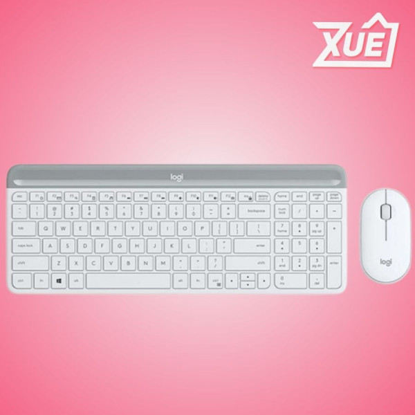 BỘ BÀN PHÍM CHUỘT KHÔNG DÂY LOGITECH MK470 TRẮNG (USB)