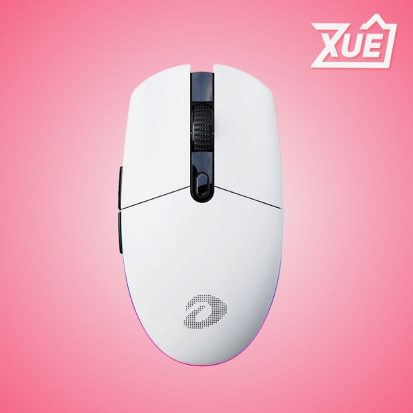 CHUỘT GAMING KHÔNG DÂY DAREU EM911X WIRELESS WHITE
