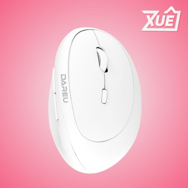 CHUỘT KHÔNG DÂY DAREU LM158D WHITE (BLUETOOTH VÀ WIRELESS 2.4G)
