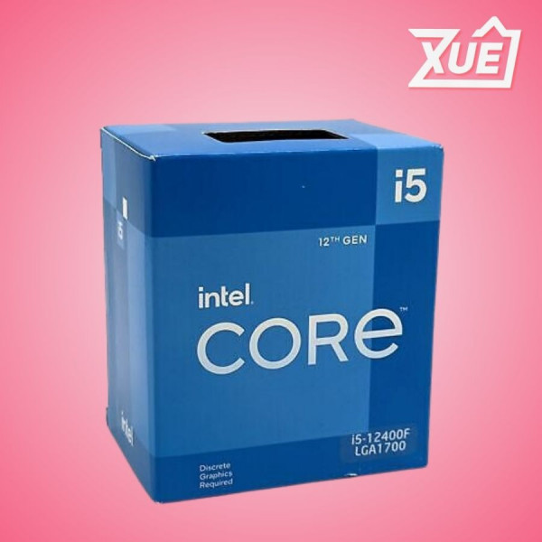 BỘ VI XỬ LÝ INTEL CORE I5-12400F (UPTO 4.4GHZ, 6 NHÂN 12 LUỒNG, 18MB CACHE, 65W) - SOCKET INTEL LGA 1700)