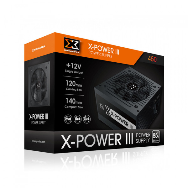 NGUỒN XIGMATEK X-POWER III 450 - 400W EN45969 (MÀU ĐEN)