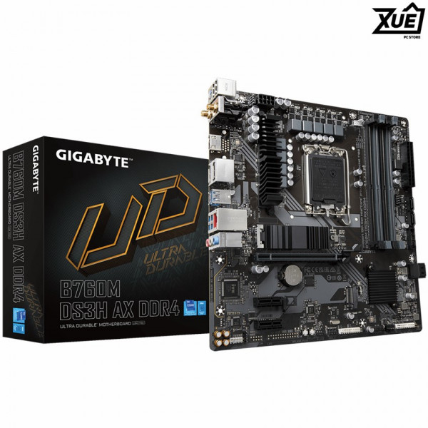 MAINBOARD GIGABYTE B760M DS3H AX DDR4