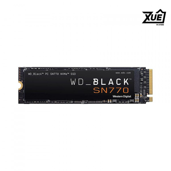 Ổ CỨNG SSD WD SN770 BLACK 1TB M.2 2280 PCIE NVME 4X4 (ĐỌC 5150MB/S - GHI 4900MB/S) - (WDS100T3X0E)