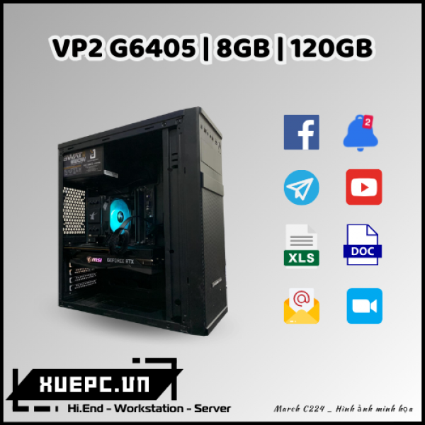 BỘ MÁY TÍNH VP2 G6405 | 8GB | SSD 120GB