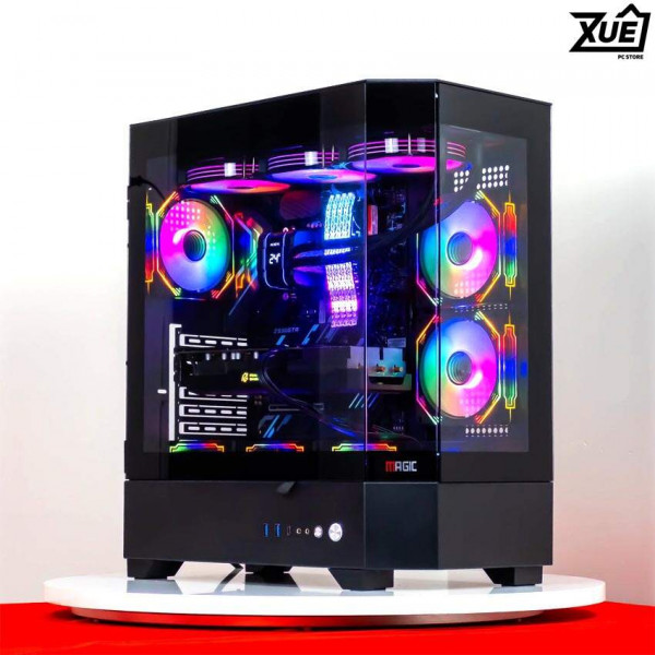 VỎ CASE MAGIC VILA ULTRA BLACK (ATX/MID TOWER/MÀU ĐEN/RAD360)