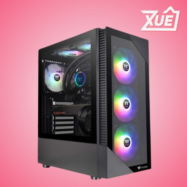 VỎ CASE THERMALTAKE VIEW 200 TG ARGB BLACK (ATX/MID TOWER/ 4FAN ARGB)