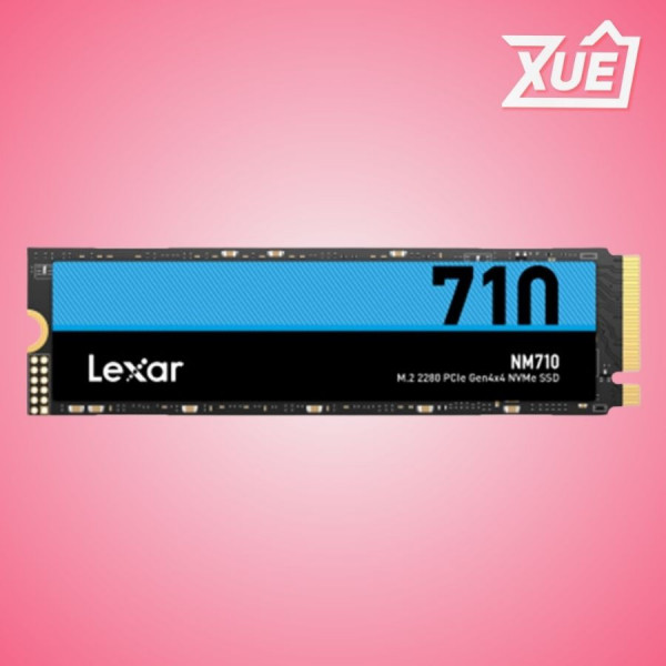 Ổ CỨNG SSD LEXAR NM710 500GB M.2 NVME 2280 PCIE GEN 4X4 (ĐỌC 5000MB/S - GHI 2600MB/S) - (LNM710X500G-RNNNG)