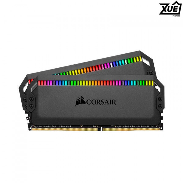 BỘ NHỚ TRONG CORSAIR DOMINATOR PLATINUM BLACK RGB (CMT32GX4M2E3200C16) 32GB (2X16G) DDR4 3200MHZ