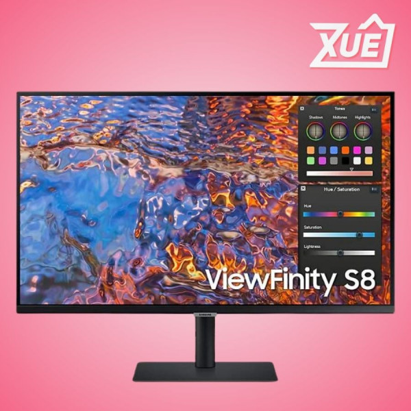 MÀN HÌNH SAMSUNG VIEWFINITY S8 LS32B800PXEXXV (32 INCH/UHD/IPS/60HZ/5MS/350 NITS/HDMI+DP+USB-C+LAN)