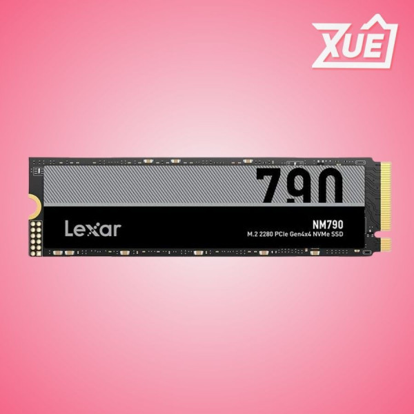 Ổ CỨNG SSD LEXAR NM790 1TB M.2 NVME 2280 PCIE GEN 4X4 (ĐỌC 7400MB/S - GHI 6500MB/S) - (LNM790X001T-RNNNG)