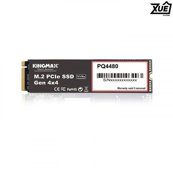 Ổ CỨNG SSD KINGMAX ZEUS PQ4480 1TB M.2 2280 PCIE NVME GEN 4X4 (ĐỌC 3500MB/S - GHI 2700MB/S) - (KMPQ44801TB)