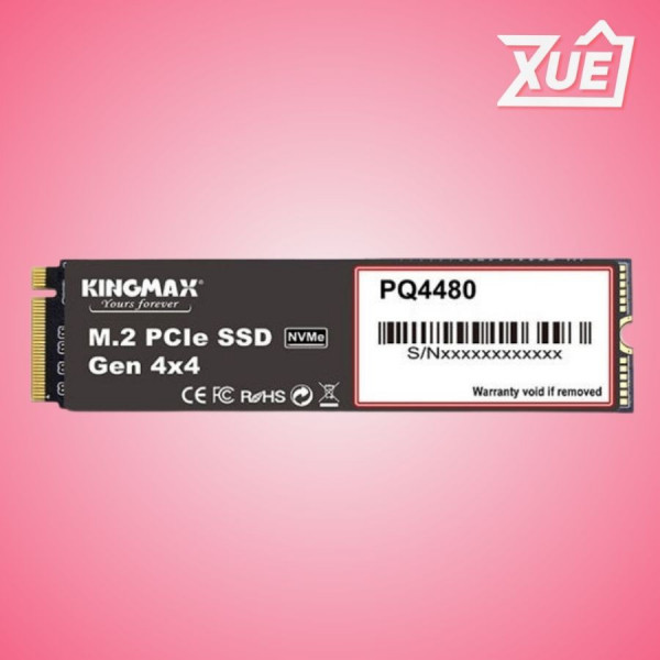 Ổ CỨNG SSD KINGMAX ZEUS PQ4480 1TB M.2 2280 PCIE NVME GEN 4X4 (ĐỌC 3500MB/S - GHI 2700MB/S) - (KMPQ44801TB)