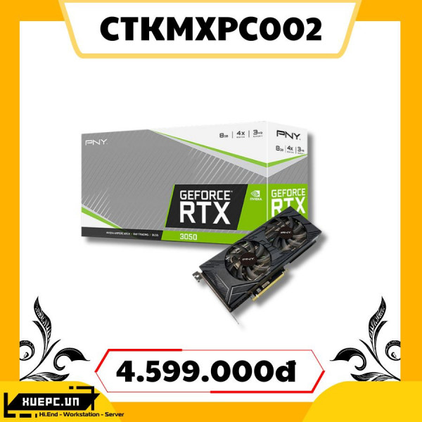 CARD MÀN HÌNH GEFORCE RTX 3050 8GB GDDR6 (CTKMXPC002)