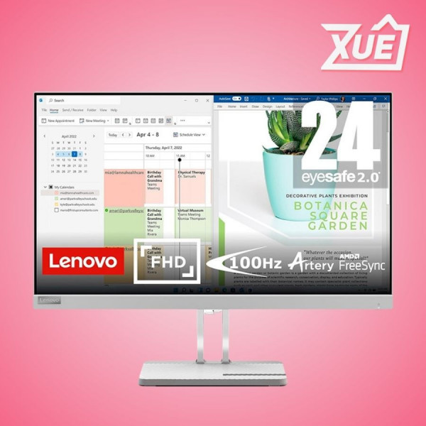 MÀN HÌNH LENOVO L24E-40 (23.8 INCH/FHD/VA/100HZ/4MS) (67AAKAC3VN)