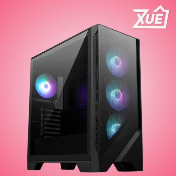 VỎ CASE MSI MAG FORGE 320R AIRFLOW (ATX/MÀU ĐEN/KÈM 4 FAN ARGB)