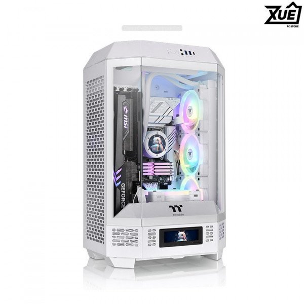 VỎ CASE THERMALTAKE TOWER 300 SNOW (MATX/MID TOWER/MÀU TRẮNG/3 FAN)