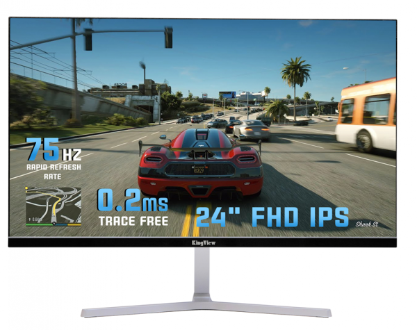 MÀN HÌNH VI TÍNH KINGVIEW KV-2419P (24 INCH/1920X1080/HDMI&VGA/IPS/FULL VIỀN/2MS/75HZ)