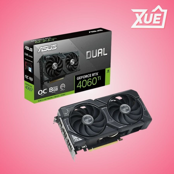 CARD MÀN HÌNH ASUS DUAL-RTX 4060 TI-O8G-EVO