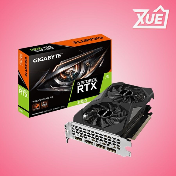 CARD MÀN HÌNH GIGABYTE RTX 3050 WINFORCE OC-6G