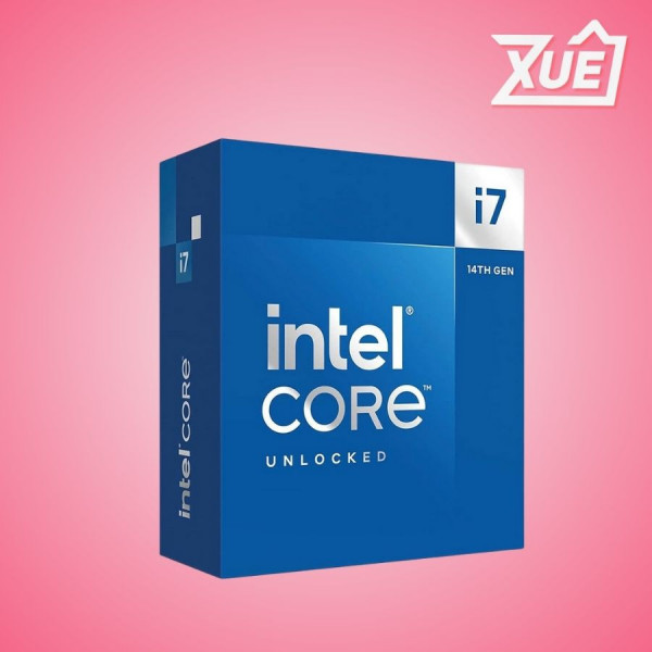 BỘ VI XỬ LÝ INTEL CORE I7-14700K (UP TO 5.6GHZ, 20 NHÂN 28 LUỒNG, 33MB CACHE, 125W) - SOCKET INTEL LGA 1700/RAPTOR LAKE 