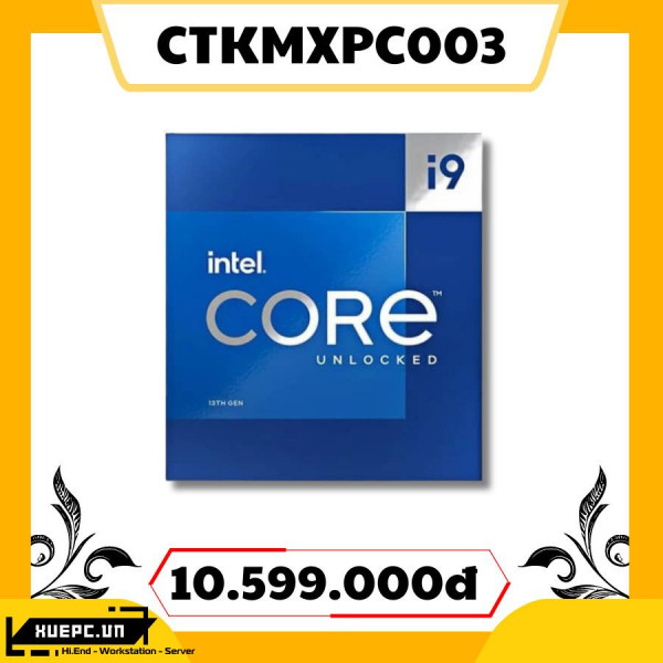 BỘ VI XỬ LÝ INTEL CORE I9 13900K (36MB CACHE, UP TO 5.80 GHZ, 24C32T, SOCKET 1700) (CTKMXPC003)