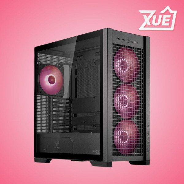 VỎ CASE ASUS TUF GAMING GT302 ARGB WHITE (EATX/FULL TOWER/MÀU TRẮNG)