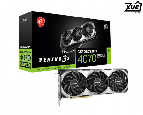 CARD MÀN HÌNH MSI RTX 4070 SUPER 12G VENTUS 3X OC