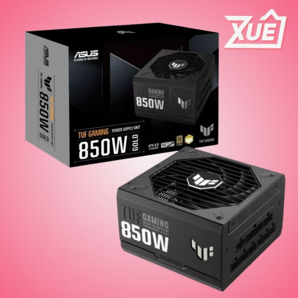 NGUỒN ASUS TUF GAMING 850W GOLD ATX3.0 ( PCI GEN 5.0 /80 PLUS GOLD/MÀU ĐEN/FULL MODULAR)