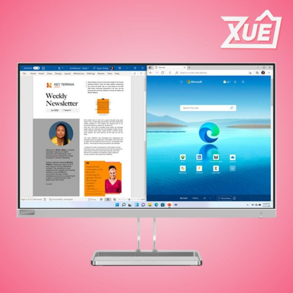 MÀN HÌNH LENOVO L27I-40 (27 INCH//FHD/IPS/100HZ/4MS/LOA) (67ABKAC4VN)