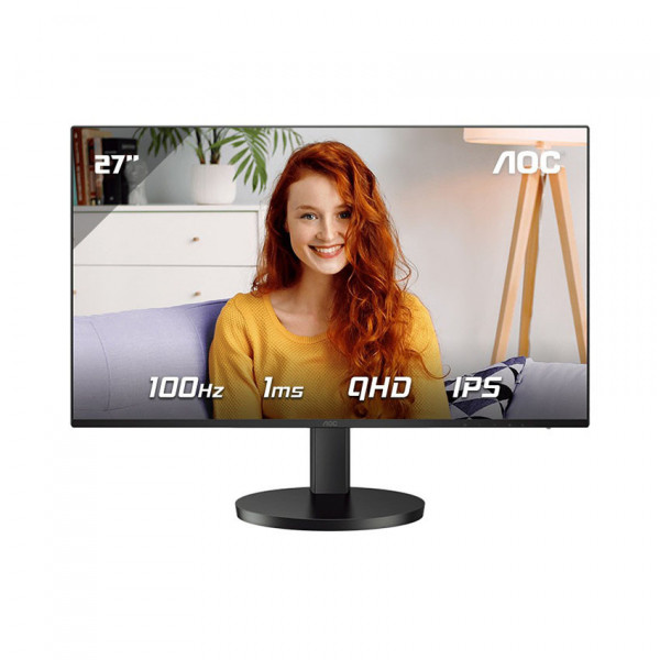 MÀN HÌNH AOC Q27B3CF2/74 (27 INCH/QHD/IPS/100HZ/1MS/LOA/USB-C 65W)