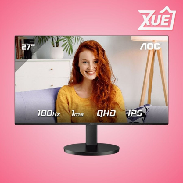 MÀN HÌNH AOC Q27B3CF2/74 (27 INCH/QHD/IPS/100HZ/1MS/LOA/USB-C 65W)