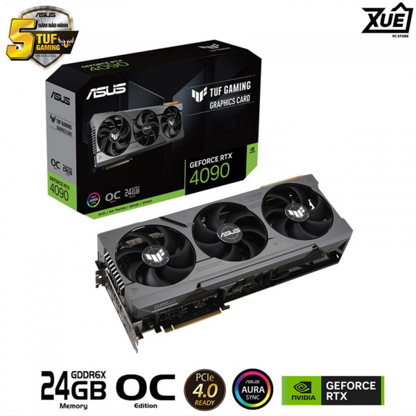 CARD MÀN HÌNH ASUS TUF RTX4090- 24G-OG GAMING