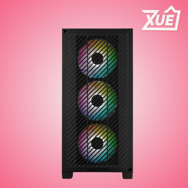 VỎ CASE COOLER MASTER ELITE301 - BLACK (MATX/MID TOWER/MÀU ĐEN/3FAN)