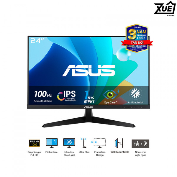 MÀN HÌNH ASUS VY249HF-R (23.8 INCH/FHD/IPS/100HZ/1MS)