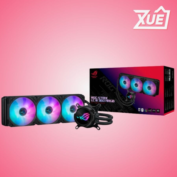 TẢN NHIỆT NƯỚC ASUS ROG STRIX LC III 360 ARGB BLACK