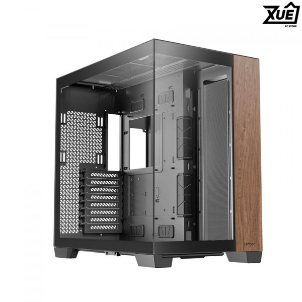 VỎ CASE ANTEC C8 WOOD (E-ATX/MÀU ĐEN MẶT GỖ)