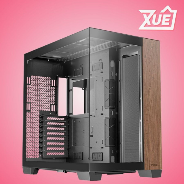 VỎ CASE ANTEC C8 WOOD (E-ATX/MÀU ĐEN MẶT GỖ)