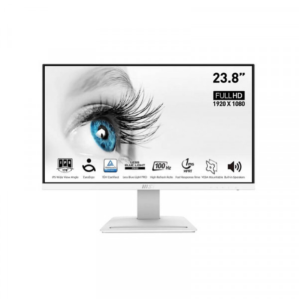 MÀN HÌNH MSI PRO MP243X (23.8 INCH/FHD/IPS/100HZ/1MS/LOA) WHITE